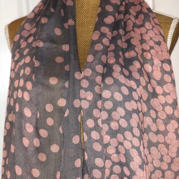 Orange & Grey Scarf - Picture 2 of 4